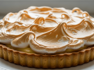 Tarte au citron meringuée sans FODMAP