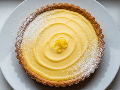 Tarte au citron sans FODMAP