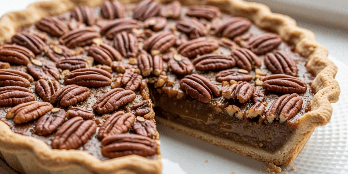 Tarte aux noix de pécan sans FODMAP