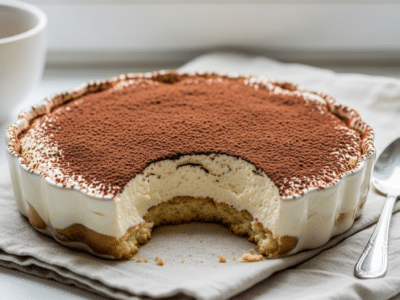 Tiramisu sans FODMAP adapté pour une digestion légère