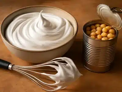 Aquafaba : le substitut vegetal aux blancs d&rsquo;oeufs