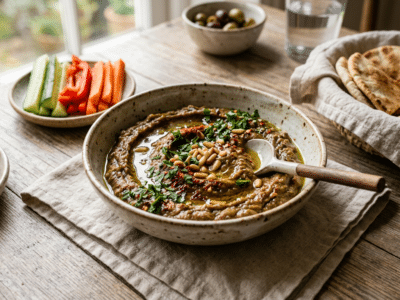 Baba Ganoush sans sésame et sans gluten