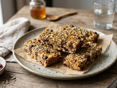Barres Énergétiques Maison Sans Fruits à Coque