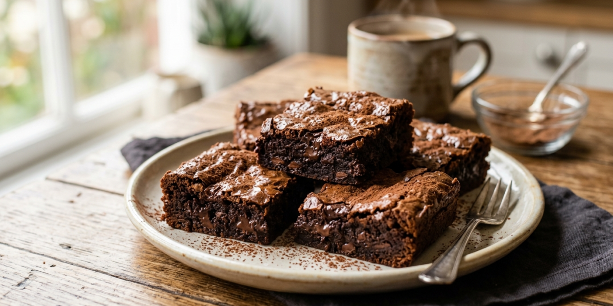 Brownies gourmands sans noix et sans lactose