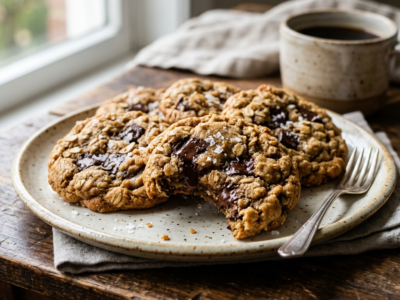 Cookies sans beurre de cacahuète alternative, moelleux et gourmands