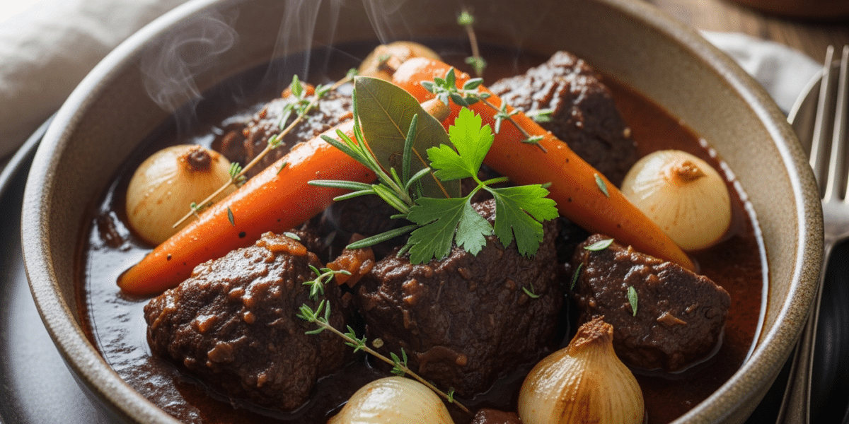 Daube Provençale Sans Gluten – Ragoût de Bœuf Traditionnel
