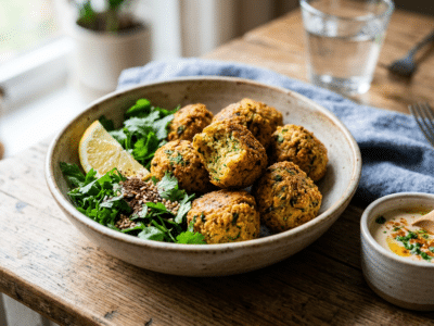 Falafel sans gluten et sans œufs