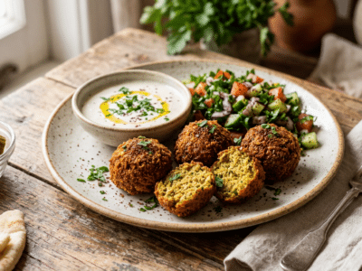 Falafel sans sésame : boulettes croustillantes de pois chiches épicées