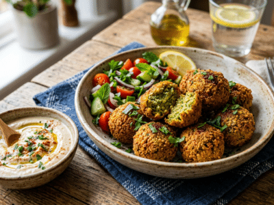 Falafels sans gluten et sans œuf, croustillants et savoureux
