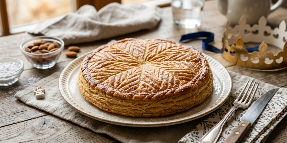 Galette des Rois sans gluten, sans œuf et sans lactose