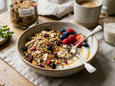 Granola maison sans noix ni arachides