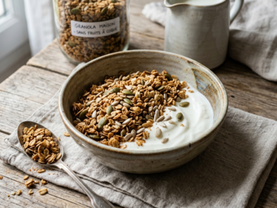 Granola maison sans sésame ni fruits à coque