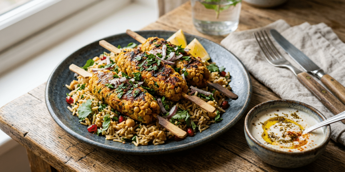 Kofta végétarien sans gluten et sans œufs