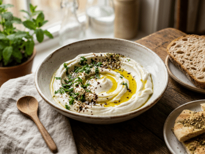 Labneh végétal sans lactose et sans soja maison