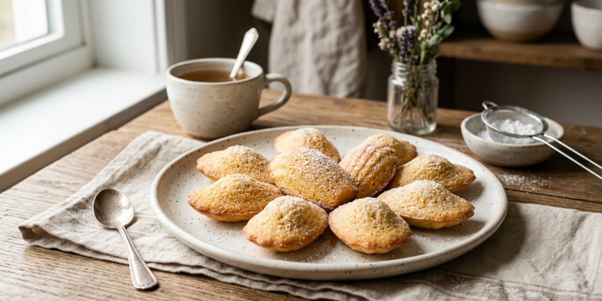 Madeleines moelleuses sans fruits à coque et sans lactose