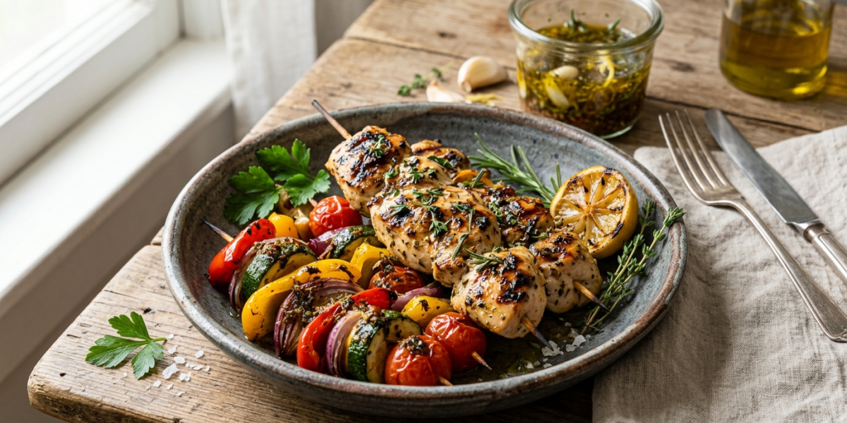 Marinade savoureuse sans sauce soja pour viandes et légumes