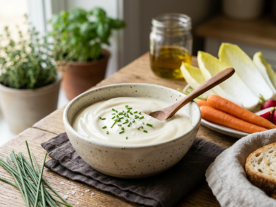 Mayonnaise sans œuf et sans soja – Sauce onctueuse végétalienne