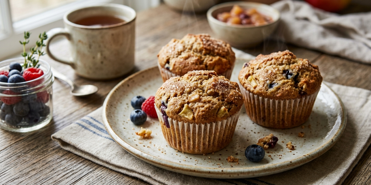 Muffin moelleux sans noisettes et sans gluten