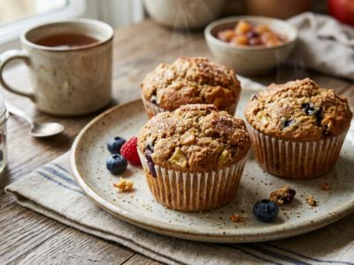Muffin moelleux sans noisettes et sans gluten
