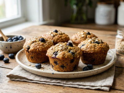 Muffins sans gluten, sans lactose et sans œuf