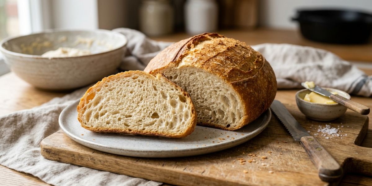 Pain sans graines de sésame moelleux et savoureux