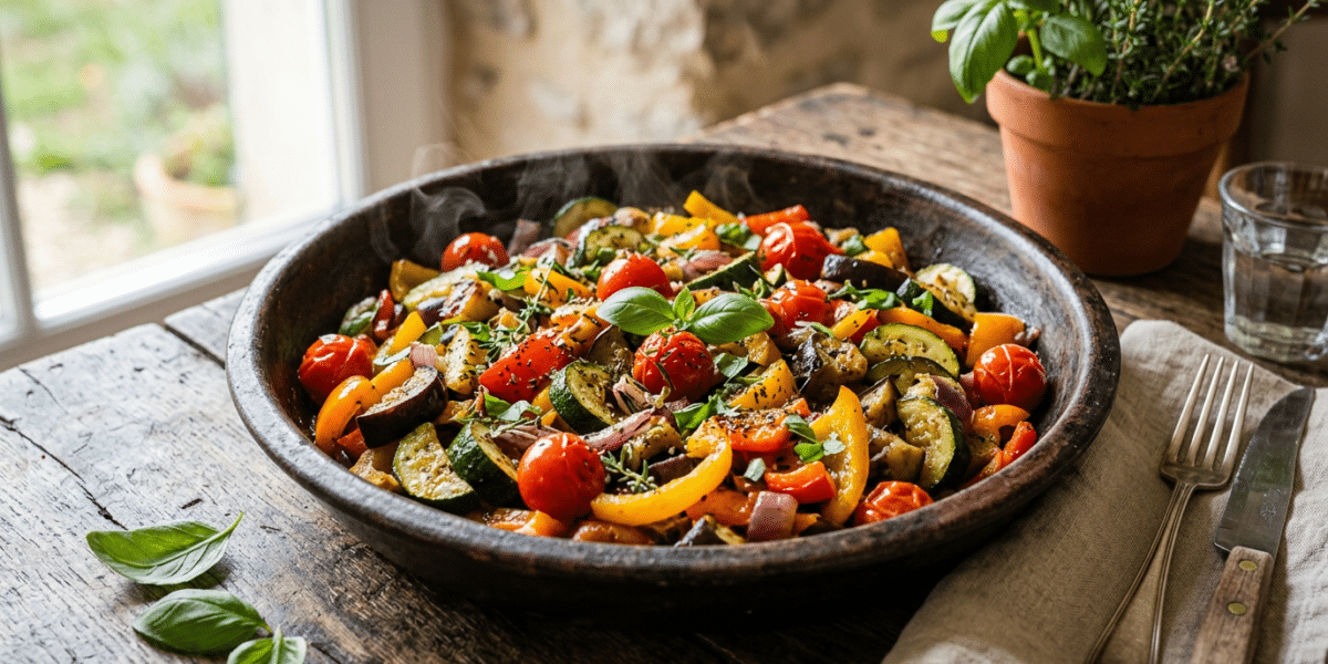 Poêlée de légumes d&rsquo;été sans gluten