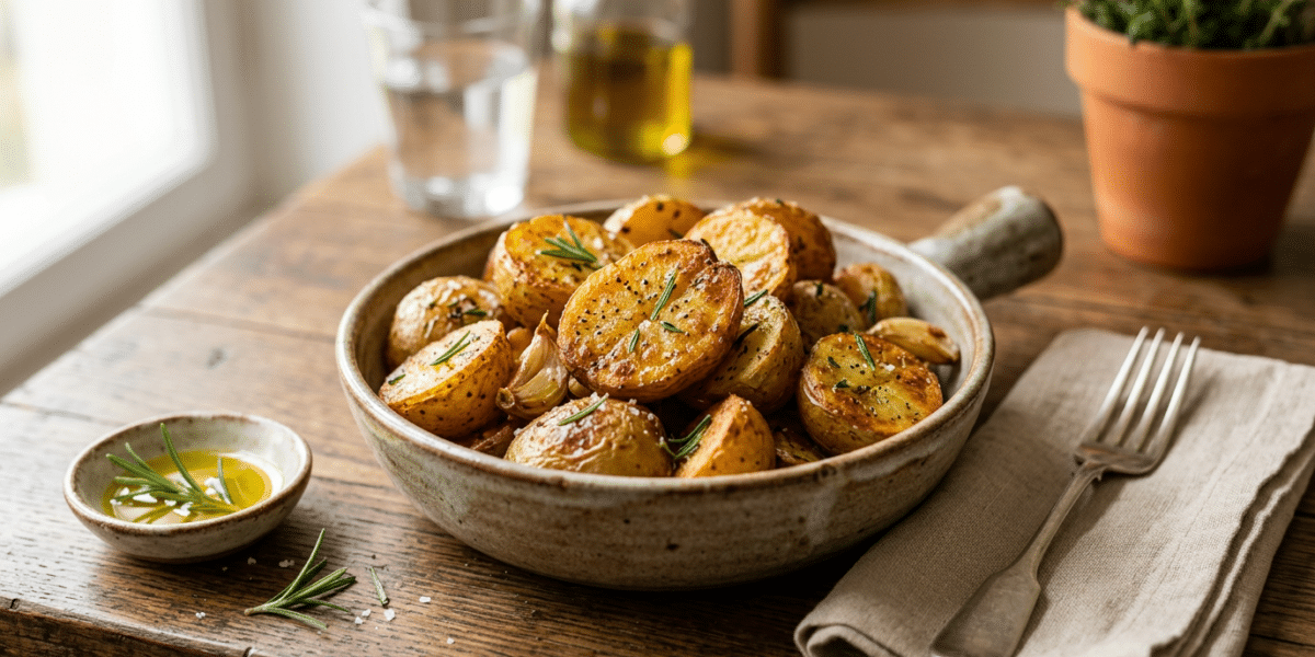 Pommes de terre rôties au four sans lactose