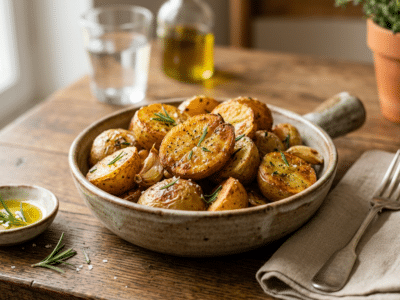 Pommes de terre rôties au four sans lactose