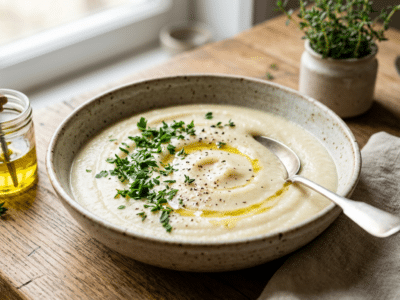Purée de céleri-rave sans lactose