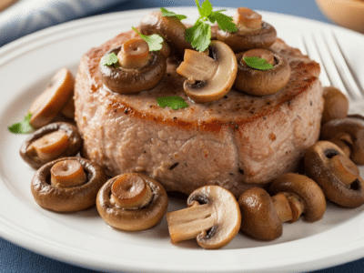 Ragoût de porc aux champignons sans lactose