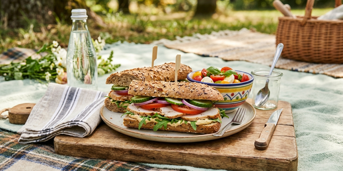 Recette de sandwichs gourmands pour pique-nique sans arachides ni fruits à coque