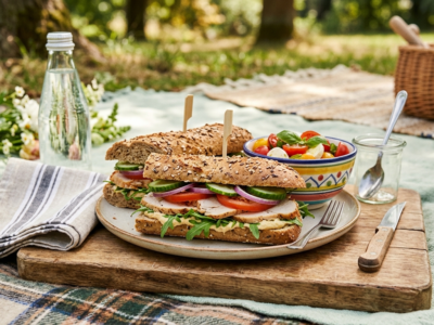 Recette de sandwichs gourmands pour pique-nique sans arachides ni fruits à coque