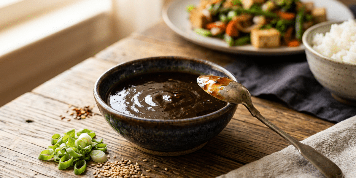 Sauce de substitution sans soja ni gluten