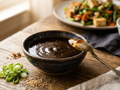 Sauce de substitution sans soja ni gluten