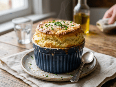 Soufflé au fromage sans gluten