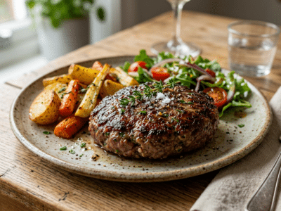 Steak haché maison sans gluten
