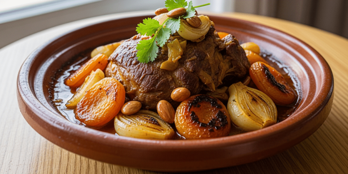 Tajine d&rsquo;agneau aux abricots sans gluten
