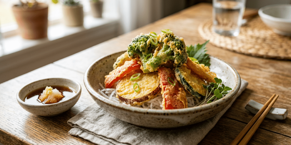 Tempura sans gluten et sans œufs