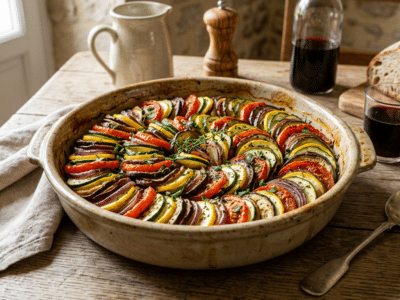 Tian de légumes provençal sans lactose