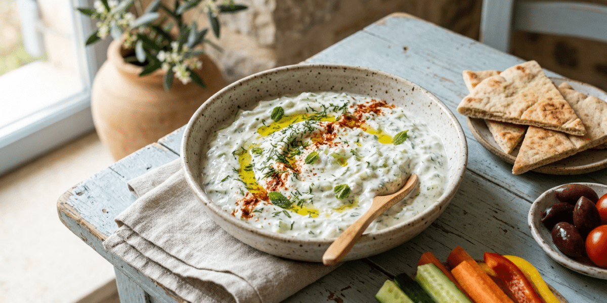 Tzatziki sans lactose et sans gluten