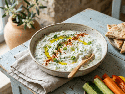 Tzatziki sans lactose et sans gluten