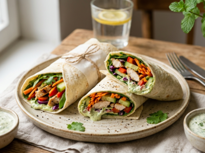 Wraps sans gluten, sans soja et sans sésame