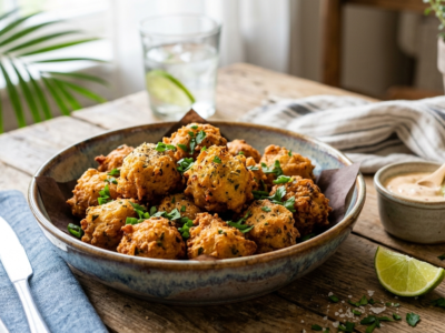Accras de morue sans gluten