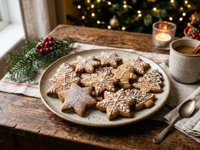 Biscuits de Noël sans œuf et sans gluten