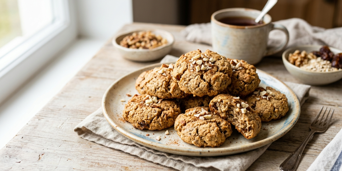 Biscuits sans sucre ajouté et sans gluten