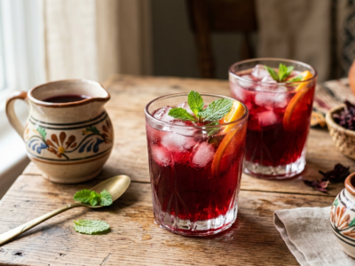 Bissap sans gluten : boisson rafraîchissante à base d’hibiscus