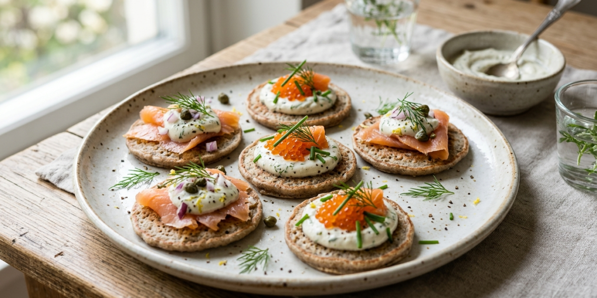 Blinis au sarrasin sans lactose faciles
