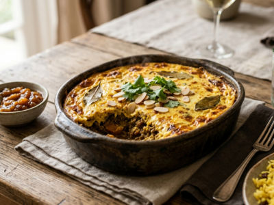 Bobotie sans gluten – Plat traditionnel sud-africain revisité