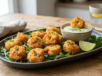 Bouchées de crevettes sans arachides