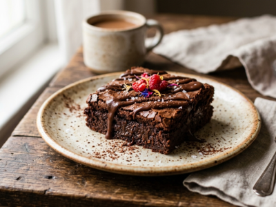 Brownie vegan sans gluten et sans noix